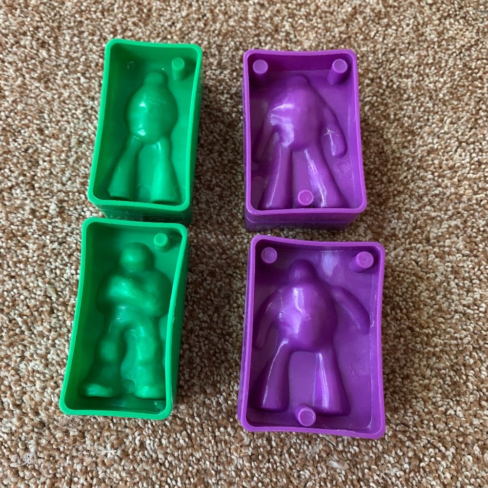 4 Viacom 2013 Ninja Turtles clay molds - Picture 4 of 4